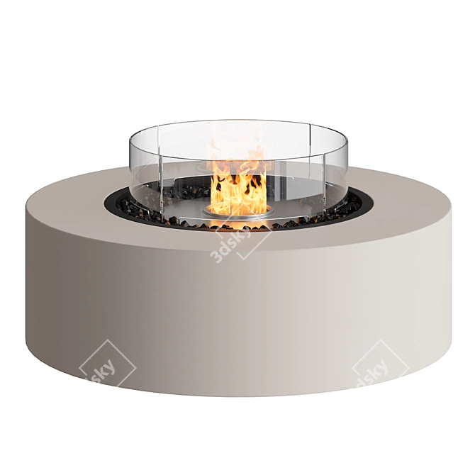 EcoSmart Base | Multifunctional Fire Pit Coffee Table 3D model image 3