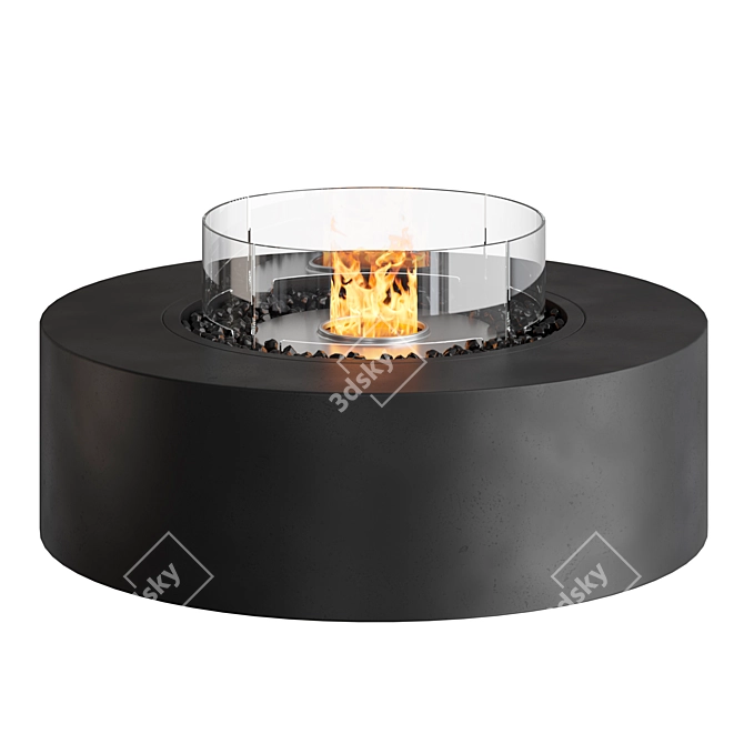 EcoSmart Base | Multifunctional Fire Pit Coffee Table 3D model image 4