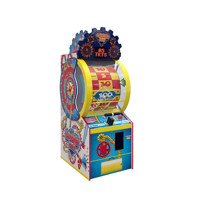 Crank It Slot Game: Endless Excitement! 3D model image 2