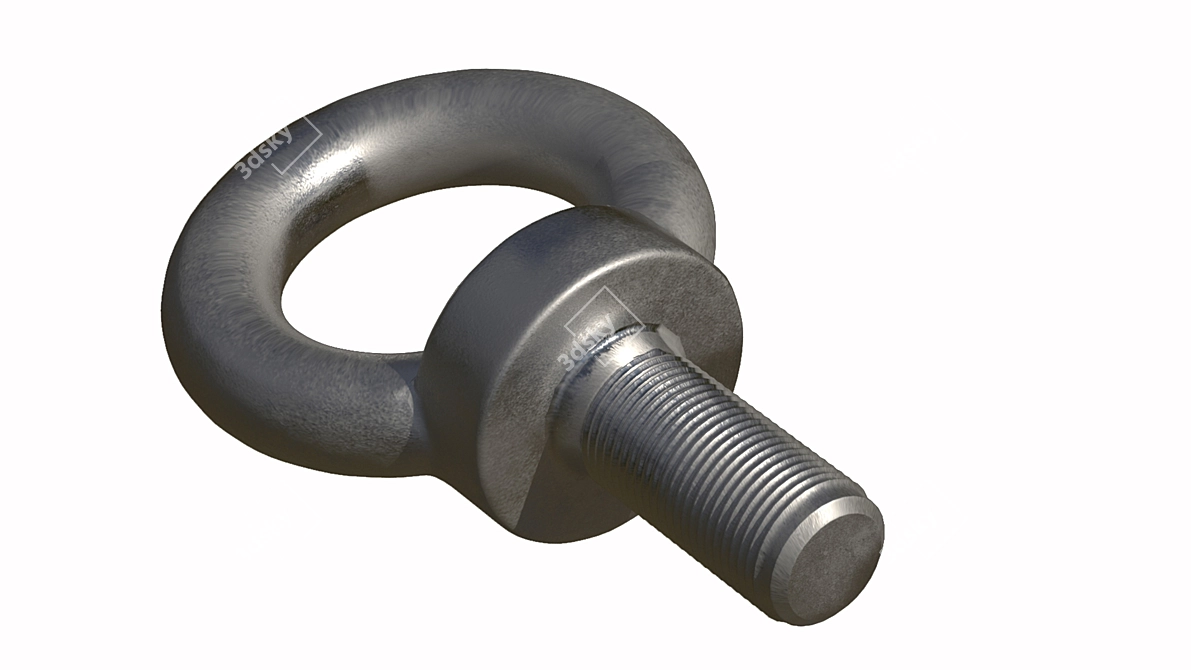 Versatile Eyebolt for Various Applications 3D model image 3