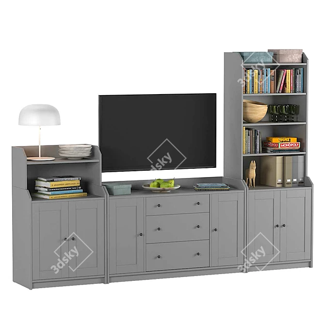 Versatile Storage Solution: IKEA Hauga 3D model image 17