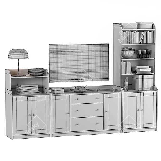 Versatile Storage Solution: IKEA Hauga 3D model image 3