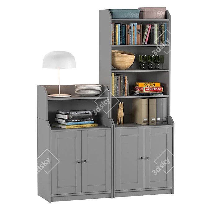 Versatile Storage Solution: IKEA Hauga 3D model image 9