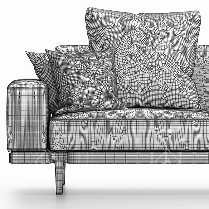 Elegant Comfort: Sofa Poltronafrau 3D model image 3