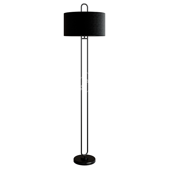 Title: Elegant Abbotsford Floor Lamp 3D model image 3