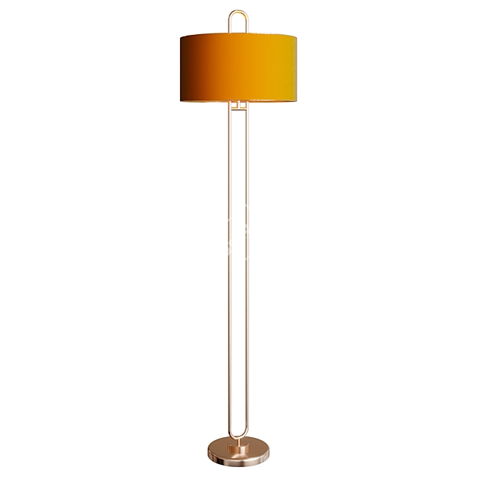 Title: Elegant Abbotsford Floor Lamp 3D model image 5