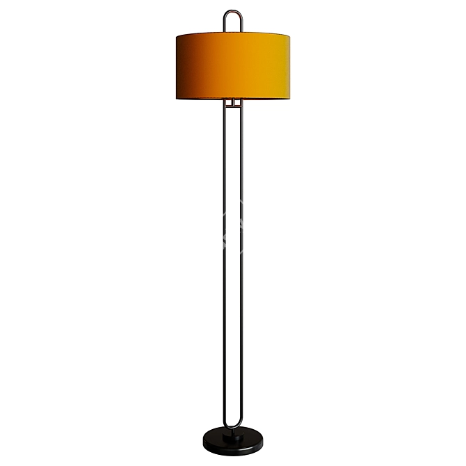 Title: Elegant Abbotsford Floor Lamp 3D model image 6