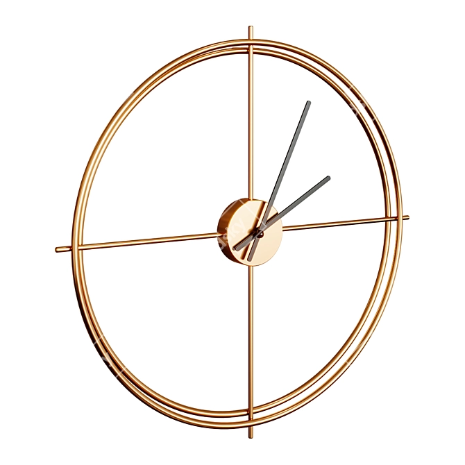  Metro Lane Ashcraft Wall Clock - 50 cm 3D model image 1