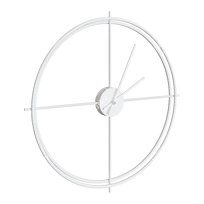  Metro Lane Ashcraft Wall Clock - 50 cm 3D model image 3