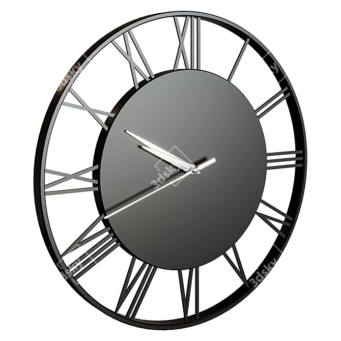 17 Stories 56cm Wall Clock: Manigault 3D model image 1