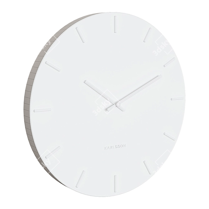 Modern Charm Wall Clock 3D model image 4