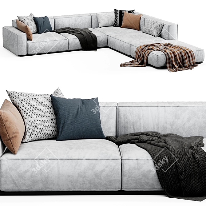 Modern Arflex Sofa | 2015 Design 3D model image 4