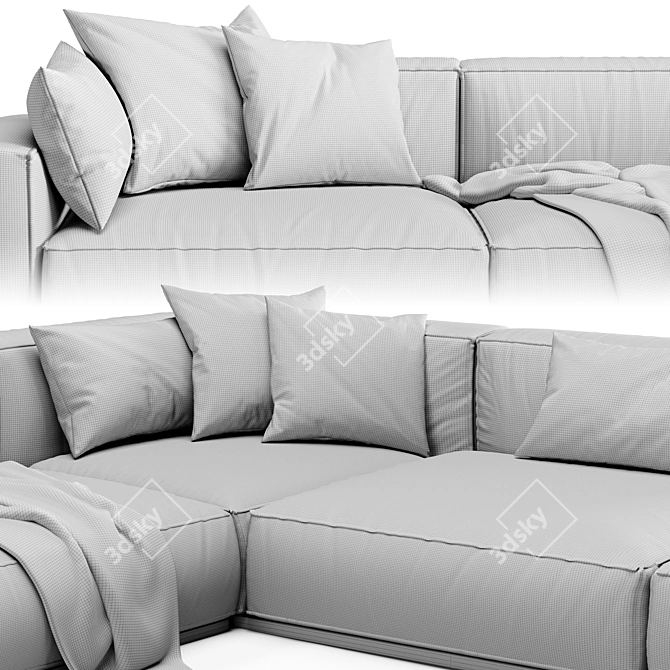 Modern Arflex Sofa | 2015 Design 3D model image 2
