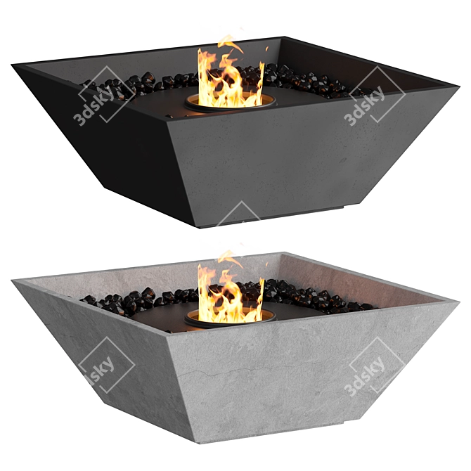 EcoFire | Multi-Functional Fire Table 3D model image 3