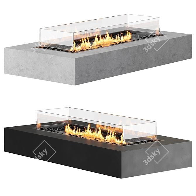 EcoSmart Fire | Firepit Coffee Table 3D model image 2