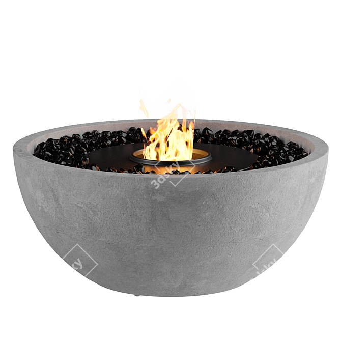 EcoSmart Fire: Multifunctional Fire Pit & Coffee Table 3D model image 3