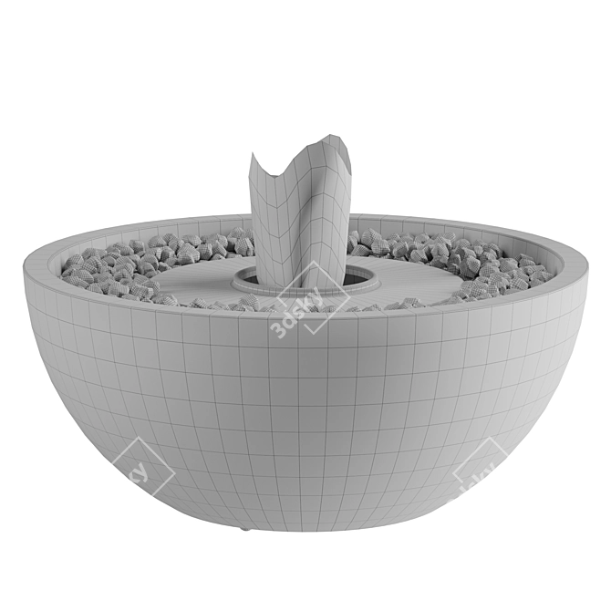 EcoSmart Fire: Multifunctional Fire Pit & Coffee Table 3D model image 4