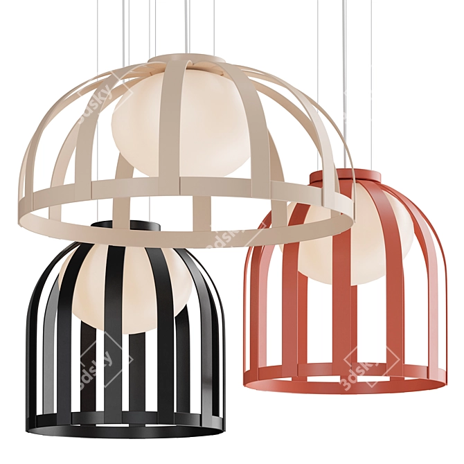 Estiluz BOLS | Adjustable Outdoor Hanging Lamp 3D model image 2