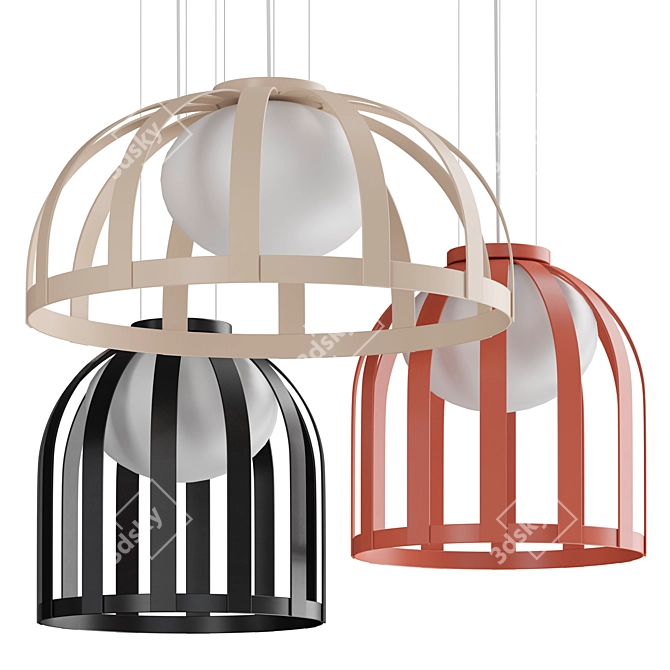 Estiluz BOLS | Adjustable Outdoor Hanging Lamp 3D model image 3