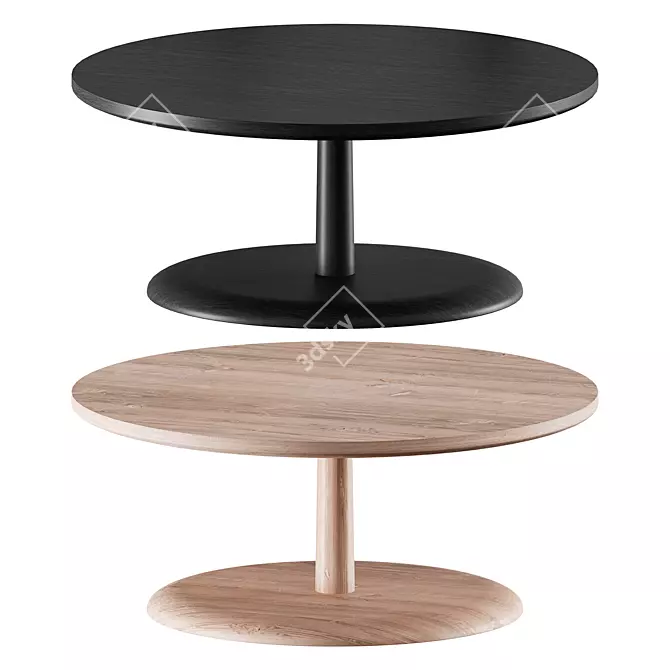 Pon Side Table: Compact Design with Versatile Sizes 3D model image 4