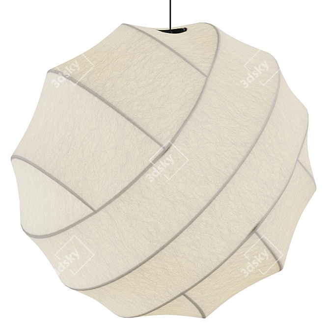 Elegant Turner Pendant Light 3D model image 1