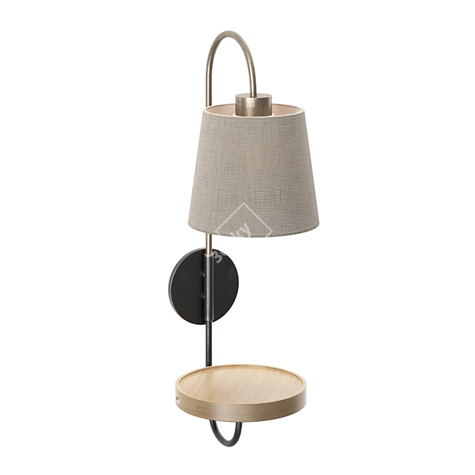 Modern Jeffrey Wall Lamp by ADS360 3D model image 1