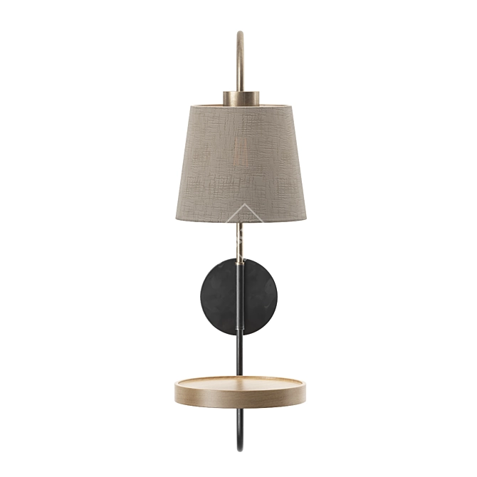 Modern Jeffrey Wall Lamp by ADS360 3D model image 3