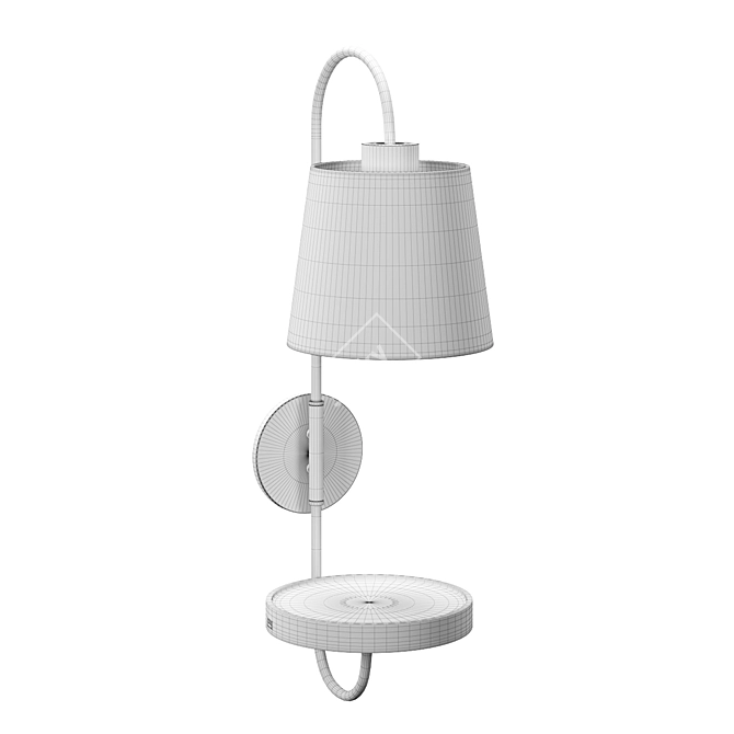 Modern Jeffrey Wall Lamp by ADS360 3D model image 4