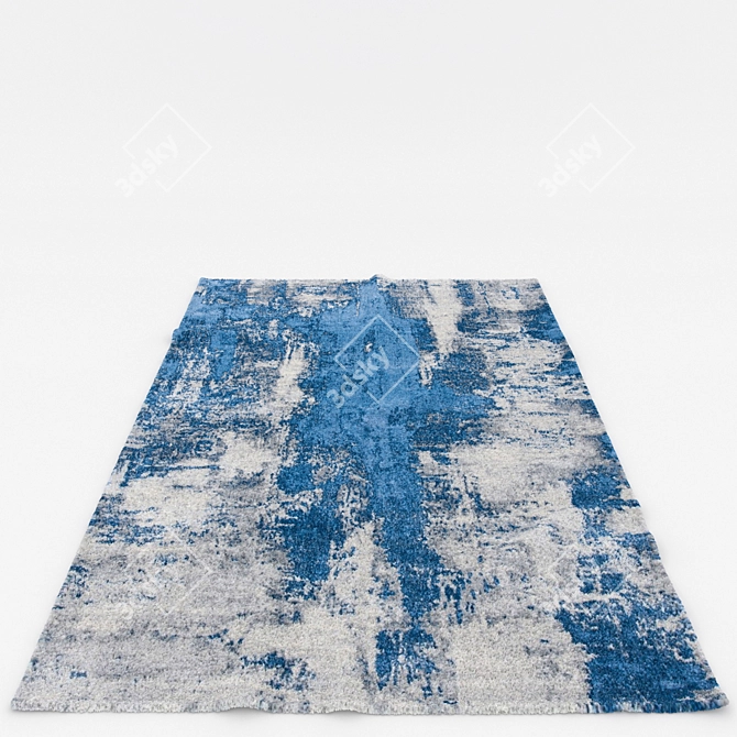 Versatile Rug Set: 6 Beautifully Textured Options 3D model image 6