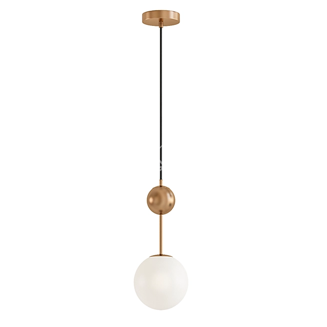 Elegant Born Pendant Light 3D model image 1