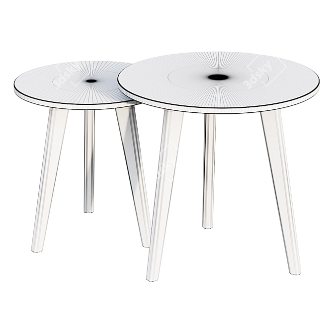 Twin Blend Coffee Table 3D model image 2
