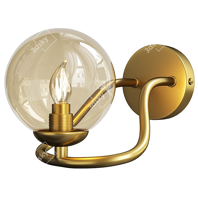 Elegant St Luce Legatezza Wall Sconce 3D model image 1