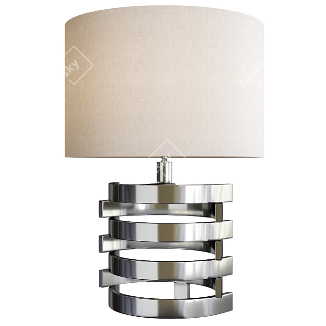 Sleek Table Lamp Boxter S 3D model image 1