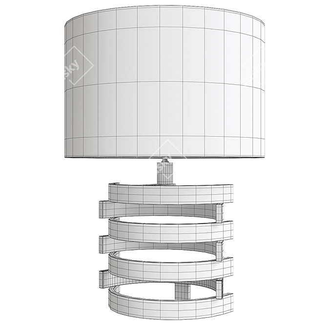 Sleek Table Lamp Boxter S 3D model image 2