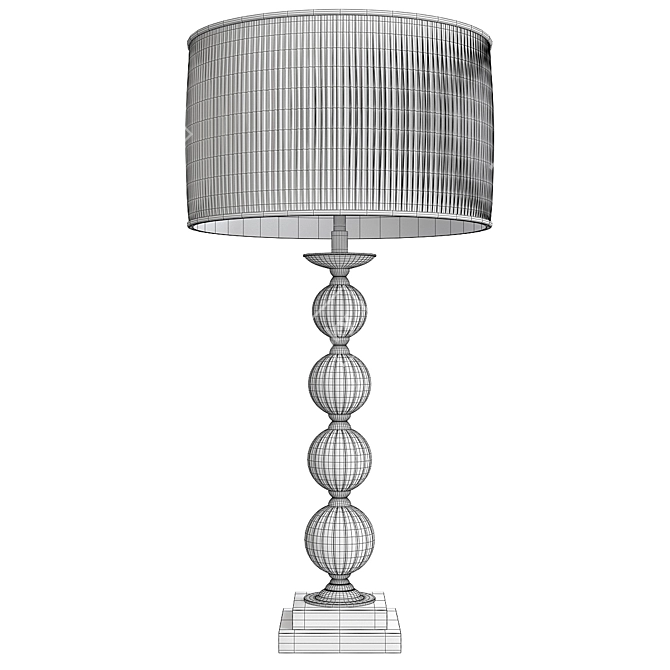 Elegant Valence Table Lamp 3D model image 2