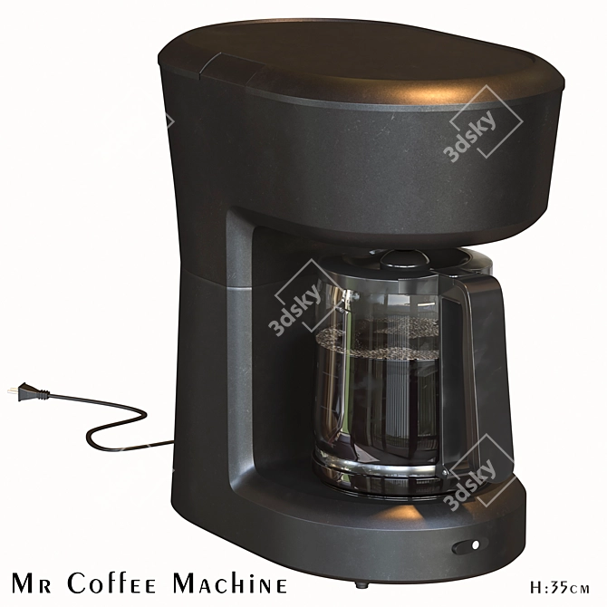 Easy Brew 12-Cup Mr. Coffee 3D model image 1