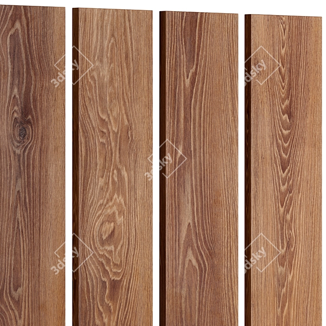 Wood 21: Rustic Elegance for Any Space 3D model image 2