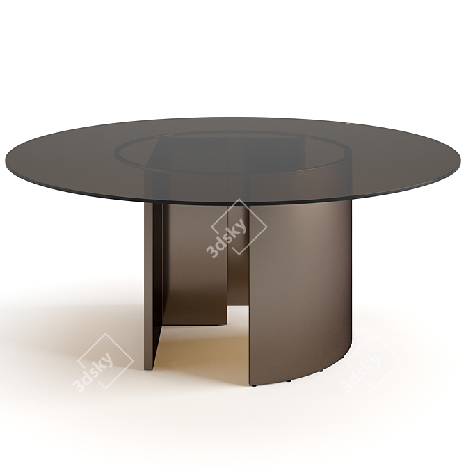 Luxury Fendi Casa Dining Set 3D model image 4