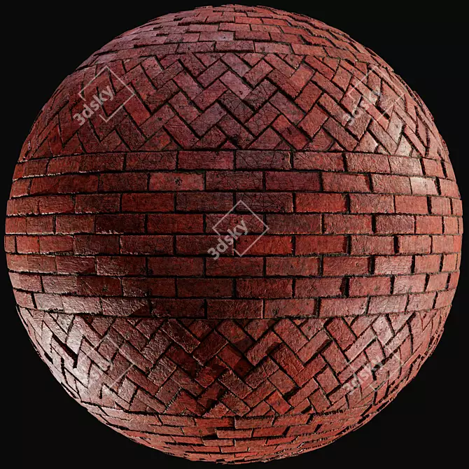 Realistic Brick PBR Pack Vol.3: High-Quality Materials 3D model image 3