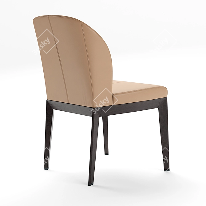 Giorgetti Comfort Chair & Elegant Blade Table 3D model image 4