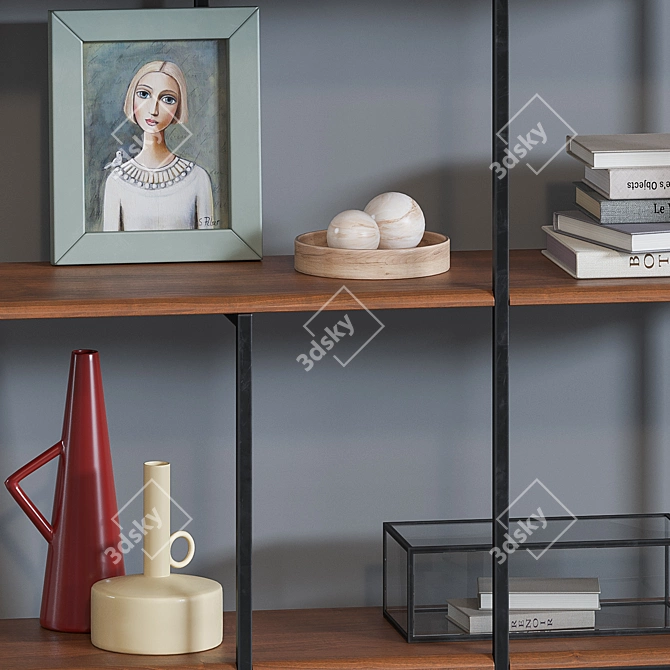 Jacobson Contemporary Bookcase AM.PM 3D model image 3