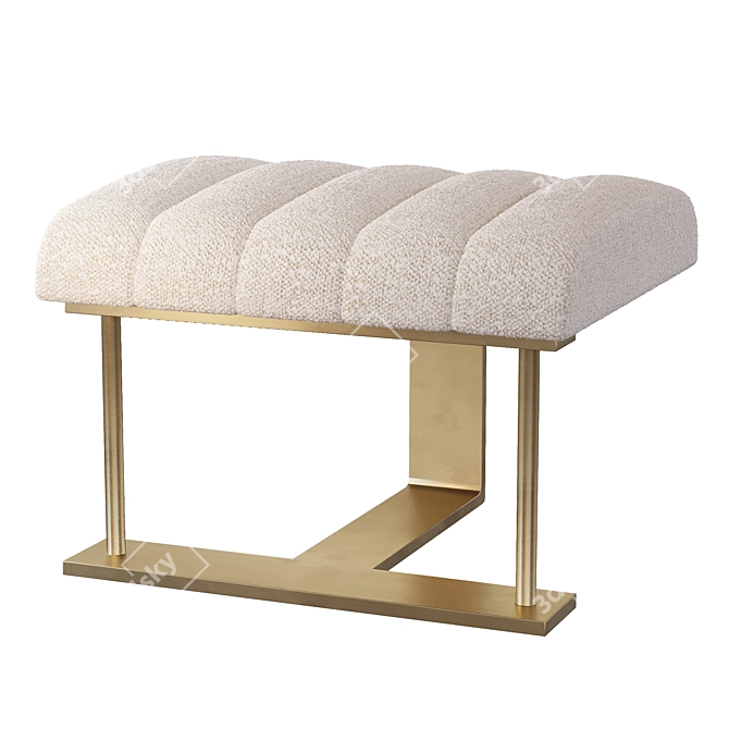 Elegant McGuire Bench - Timeless Design 3D model image 1