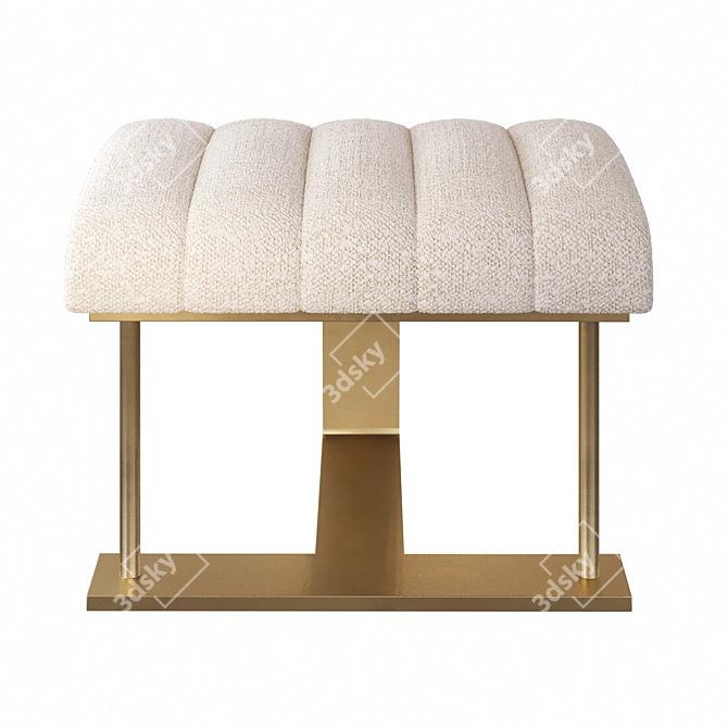 Elegant McGuire Bench - Timeless Design 3D model image 2