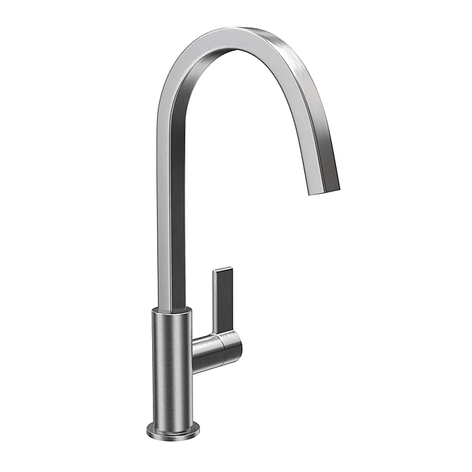 Gessi HELIUM Modern Kitchen Faucet 3D model image 2