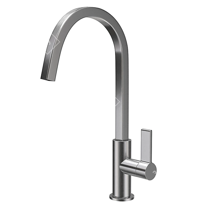 Gessi HELIUM Modern Kitchen Faucet 3D model image 5