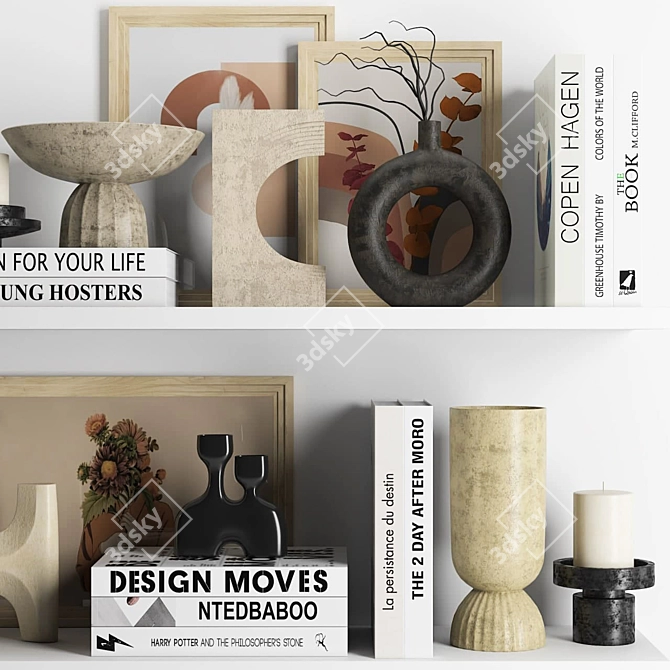 Elegant Decor Set: 3D Max 2015 3D model image 2