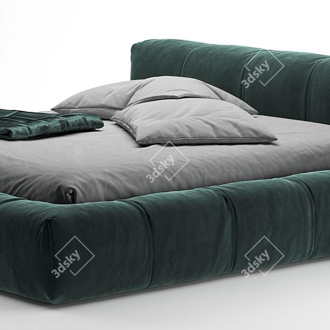 Modern Italian Design: Saba Pixel Bed 3D model image 3