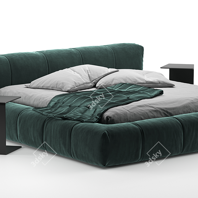 Modern Italian Design: Saba Pixel Bed 3D model image 4