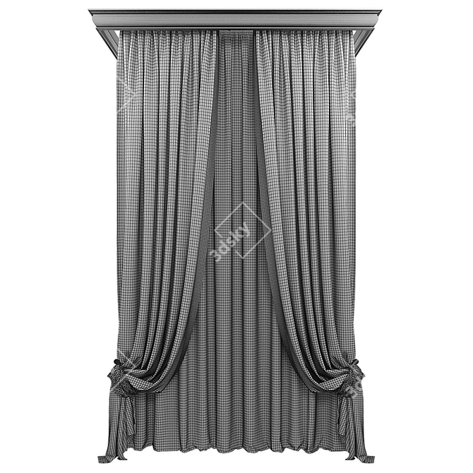 Poly/Vert Curtain Set 3D model image 2