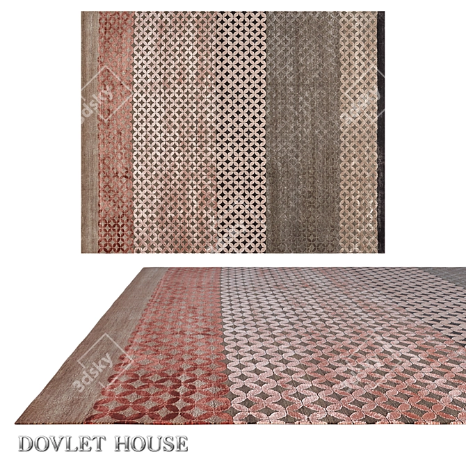 Silk & Wool Carpet: DOVLET HOUSE (16431) 3D model image 1